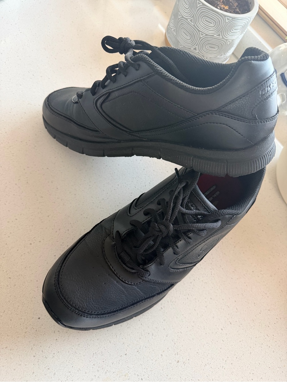 Skechers Work Tampa  77156 Slip Resistan Black Shoes Men’s Size 11
